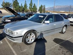 Salvage cars for sale from Copart Rancho Cucamonga, CA: 2001 BMW 740 I Automatic