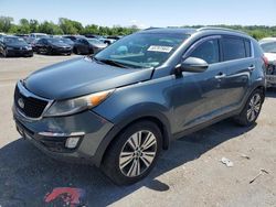 Salvage cars for sale at Cahokia Heights, IL auction: 2015 KIA Sportage EX