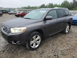 Salvage cars for sale from Copart Memphis, TN: 2008 Toyota Highlander Limited