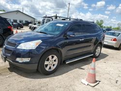 Salvage cars for sale at Pekin, IL auction: 2012 Chevrolet Traverse LT