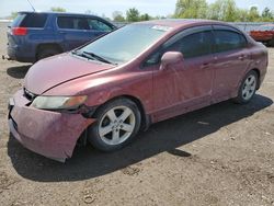 Salvage cars for sale at London, ON auction: 2008 Honda Civic LX