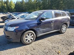 Salvage cars for sale from Copart Graham, WA: 2014 Mitsubishi Outlander ES