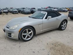 Salvage cars for sale at San Antonio, TX auction: 2008 Saturn Sky