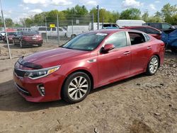 Salvage cars for sale from Copart Chalfont, PA: 2018 KIA Optima LX