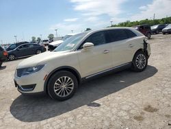 Salvage cars for sale at Indianapolis, IN auction: 2016 Lincoln MKX Select