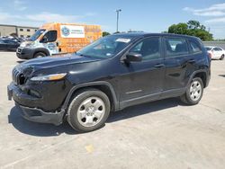 Salvage cars for sale at Wilmer, TX auction: 2016 Jeep Cherokee Sport