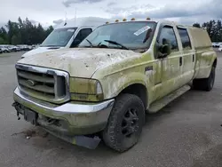 Salvage trucks for sale at Arlington, WA auction: 2003 Ford F350 Super Duty