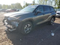 Salvage cars for sale at Central Square, NY auction: 2024 Toyota Highlander LE