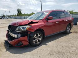 Nissan Pathfinder s Vehiculos salvage en venta: 2017 Nissan Pathfinder S