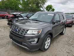 Ford Explorer salvage cars for sale: 2016 Ford Explorer XLT