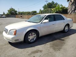 Cadillac salvage cars for sale: 2001 Cadillac Deville DHS