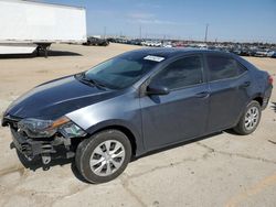 Toyota Corolla l salvage cars for sale: 2017 Toyota Corolla L