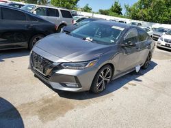 Salvage cars for sale at Sikeston, MO auction: 2021 Nissan Sentra SR