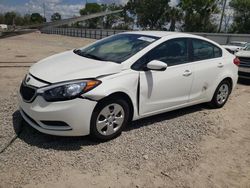 Salvage cars for sale at Riverview, FL auction: 2016 KIA Forte LX