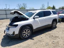 Salvage cars for sale at Lansing, MI auction: 2023 GMC Acadia SLT