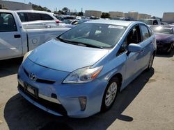 Salvage cars for sale from Copart Martinez, CA: 2014 Toyota Prius PLUG-IN