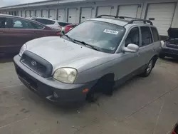 Salvage cars for sale at Louisville, KY auction: 2003 Hyundai Santa FE GLS
