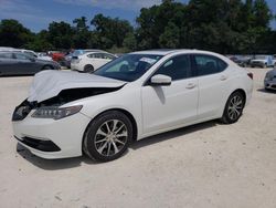 Salvage cars for sale at Ocala, FL auction: 2016 Acura TLX