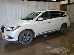 Salvage cars for sale at Ebensburg, PA auction: 2018 Infiniti QX60