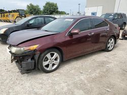 Salvage cars for sale from Copart Apopka, FL: 2010 Acura TSX