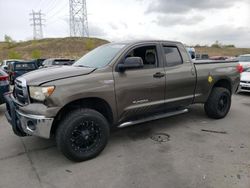 Salvage cars for sale at Littleton, CO auction: 2010 Toyota Tundra Double Cab SR5
