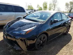 Vehiculos salvage en venta de Copart Elgin, IL: 2022 Toyota Prius Night Shade