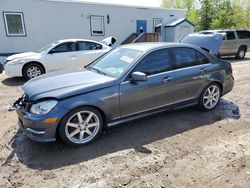 Salvage cars for sale from Copart Lyman, ME: 2014 Mercedes-Benz C 250