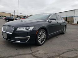 Lincoln MKZ salvage cars for sale: 2018 Lincoln MKZ Hybrid Select