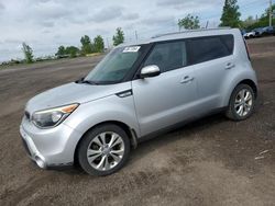 Salvage cars for sale from Copart Montreal Est, QC: 2014 KIA Soul +