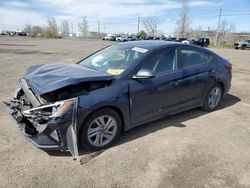 Salvage cars for sale from Copart Montreal Est, QC: 2020 Hyundai Elantra SEL