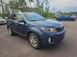 Salvage cars for sale from Copart Moncton, NB: 2015 KIA Sorento LX