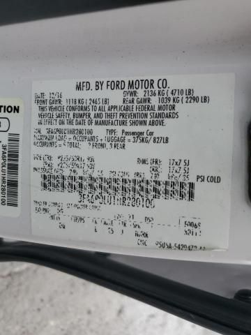 2017 Ford Fusion SE Hybrid