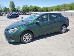 Salvage cars for sale from Copart Grantville, PA: 2014 Toyota Corolla ECO