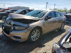 Salvage cars for sale at Chicago Heights, IL auction: 2018 Chevrolet Malibu LT