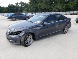 Vehiculos salvage en venta de Copart Ocala, FL: 2013 Mercedes-Benz C 250