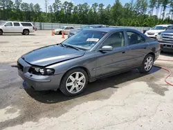 Salvage cars for sale at Harleyville, SC auction: 2005 Volvo S60 2.5T