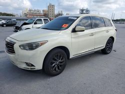 Salvage cars for sale at New Orleans, LA auction: 2013 Infiniti JX35