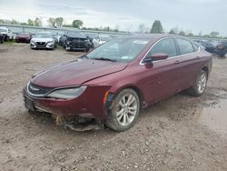 Salvage cars for sale at Central Square, NY auction: 2015 Chrysler 200 Limited