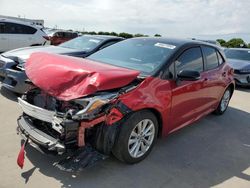 Salvage cars for sale at Grand Prairie, TX auction: 2023 Toyota Corolla SE