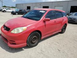 Salvage cars for sale from Copart Jacksonville, FL: 2004 Toyota Corolla Matrix XR