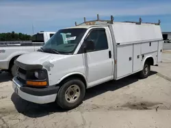 Salvage trucks for sale at Lumberton, NC auction: 2005 Chevrolet Express G3500