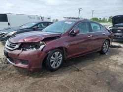 Salvage cars for sale at Chicago Heights, IL auction: 2014 Honda Accord LX