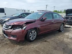 Salvage cars for sale from Copart Chicago Heights, IL: 2014 Honda Accord LX