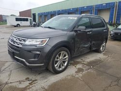 Salvage cars for sale at Columbus, OH auction: 2018 Ford Explorer Limited