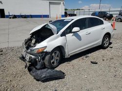Salvage cars for sale at Farr West, UT auction: 2012 Honda Civic Natural GAS