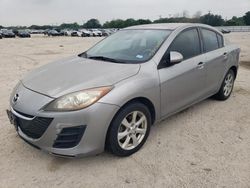 Salvage cars for sale from Copart San Antonio, TX: 2010 Mazda 3 I