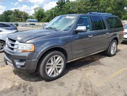 Salvage cars for sale at Eight Mile, AL auction: 2017 Ford Expedition EL Platinum