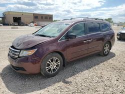 Salvage cars for sale at Kansas City, KS auction: 2011 Honda Odyssey EXL