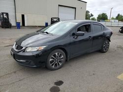 Salvage cars for sale at Woodburn, OR auction: 2014 Honda Civic EX
