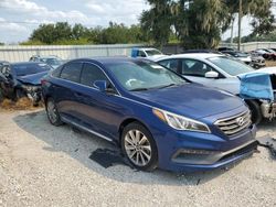 Salvage cars for sale at Riverview, FL auction: 2015 Hyundai Sonata Sport